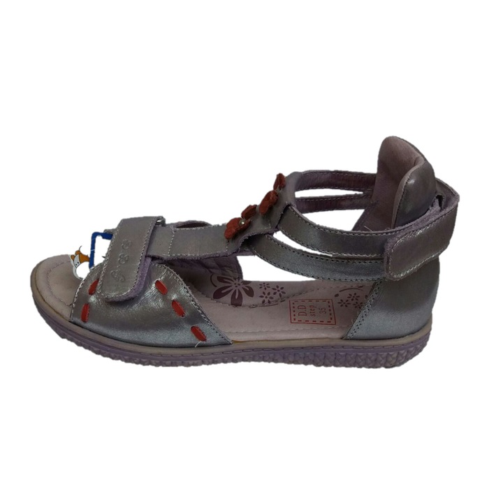 Sandale fete mov, DD Step, 34 EU