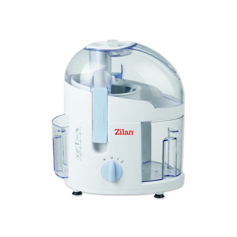 Storcator de fructe , Putere 250W, 2 Viteze, Recipient pentru suc 0.900 l, Alb si set cutite 3 piese