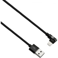 Cablu A+ incarcare-sincronizare,gaming design, lightning, 1.2 m, Negru