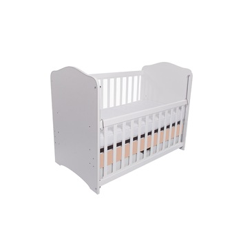 Patut eurogloria como culisant cu sertar - alb cu cappucino Patut eurogloria como culisant cu sertar - alb cu cappucino