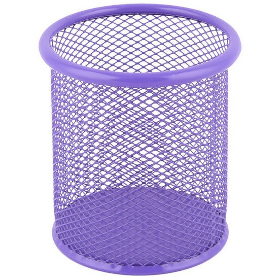 Suport plasa metalica instrumente de scris, 10x9 cm, lila, Ark