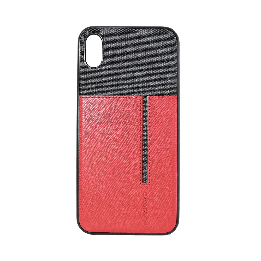 Carcasa Meleovo Cube pentru iPhone XS Max, Rosu