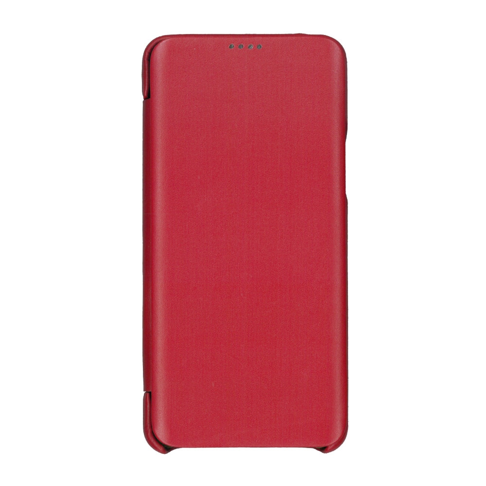 Husa book 360 din piele naturala Icarer ,pentru Samsung Galaxy S9-Rosu