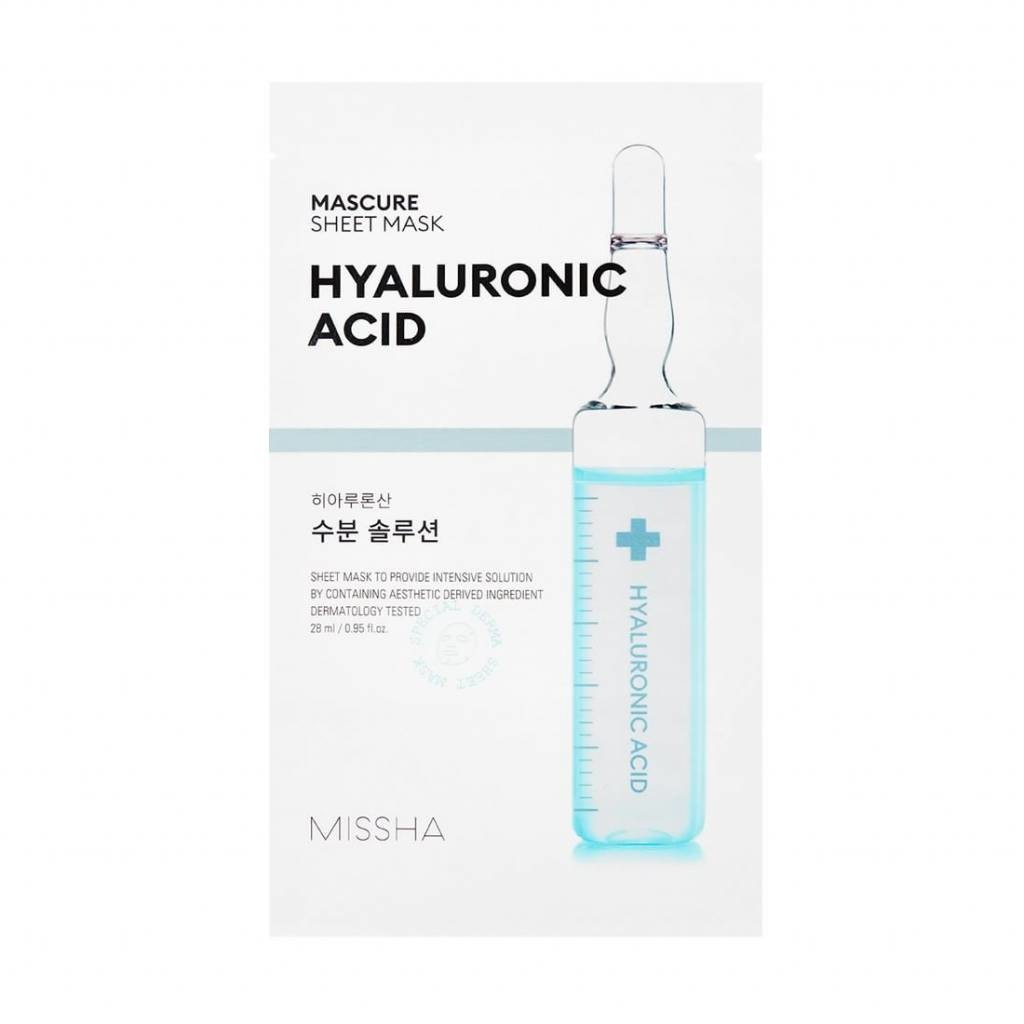 Masca faciala pentru hidratare cu acid hialuronic Missha cu Acid Hialuronic, 30g