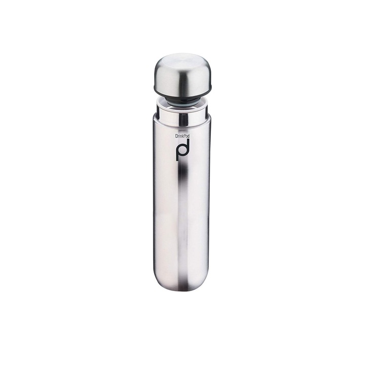 Grunwerg "DrinkPod" termosz, rozsdamentes acélból, 300 ml, Ezüst