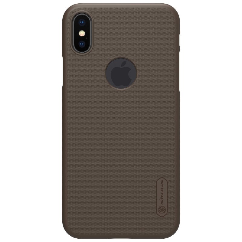Husa Nillkin Frosted Shield, Apple iPhone X/XS, Brown