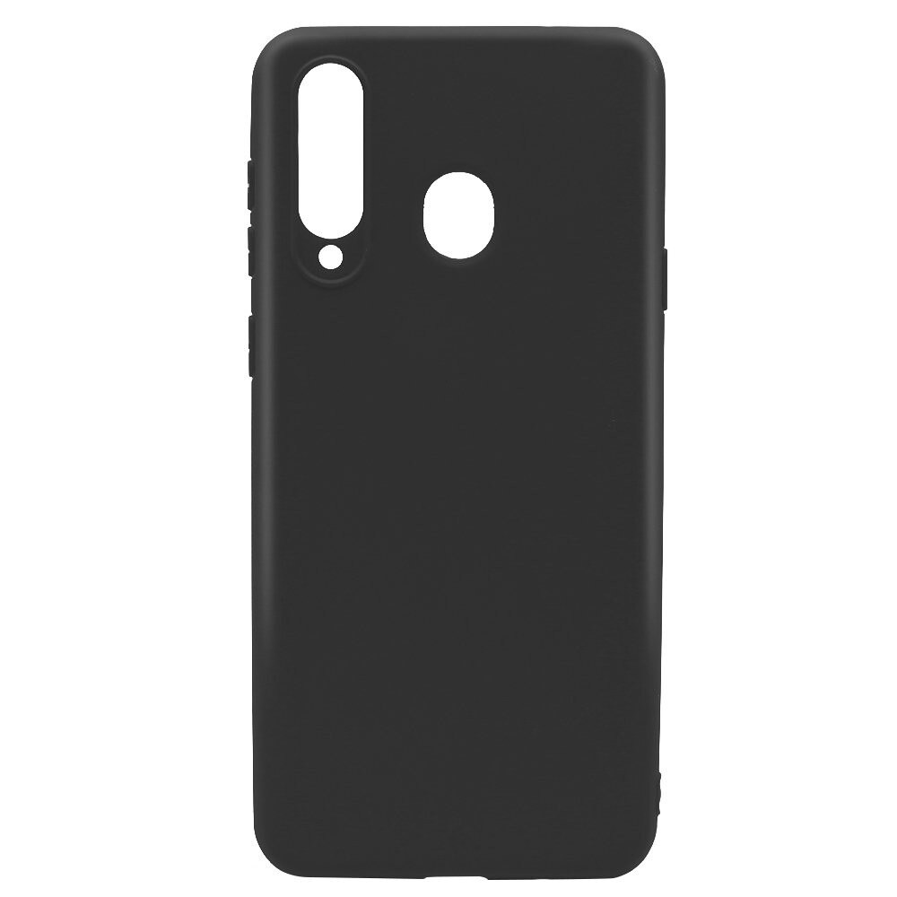 Husa Silicon Just Must Candy pentru Samsung Galaxy A8S, Negru