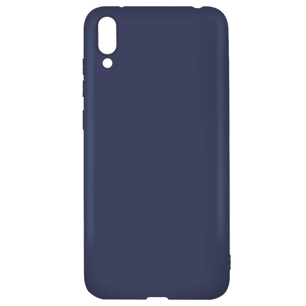 Husa Silicon Just Must Candy pentru Huawei Y7 Pro 2019, Albastru