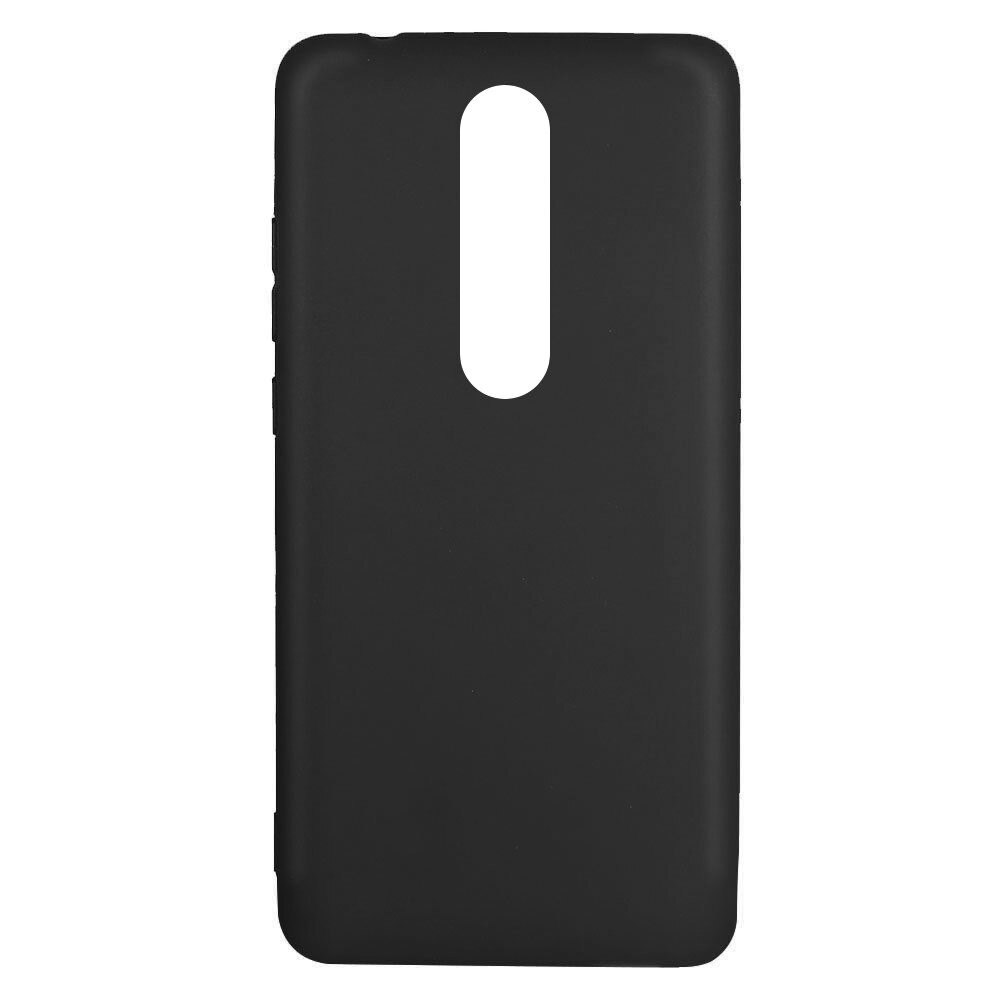 Husa Silicon Just Must Candy pentru Nokia 3.1 Plus / Nokia 3 Plus 2018, Negru