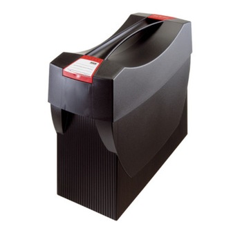 Suport plastic pentru 20 dosare suspendabile, cu capac, HAN Swing Plus - negru Suport plastic pentru 20 dosare suspendabile, cu capac, HAN Swing Plus - negru