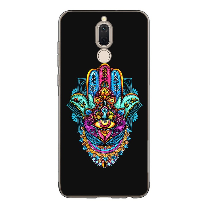 Husa Silicon Hamsa Hand pentru Huawei Mate 10 Lite