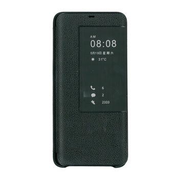 Husa book 360 din piele naturala,Xoomz pentru Huawei Mate 20 Pro-Negru Husa book 360 din piele naturala,Xoomz pentru Huawei Mate 20 Pro-Negru