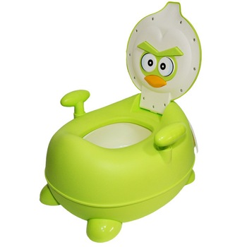 Olita pentru copii , model Pasare , culoare Verde , Robentoys Olita pentru copii , model Pasare , culoare Verde , Robentoys