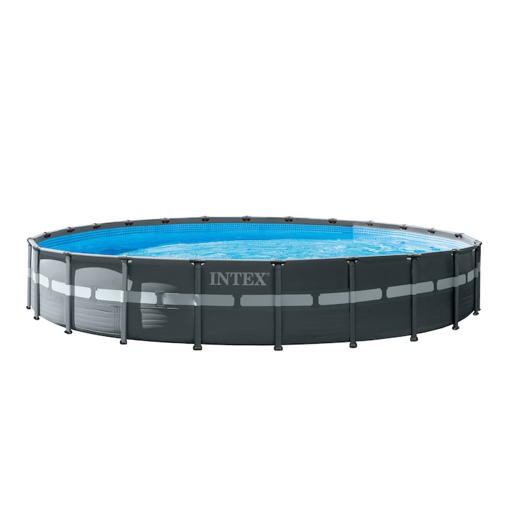 Intex 26334NP Ultra XTR Frame™ medence szett, 610x122 cm, vízforgató, létra, alátét, takaró