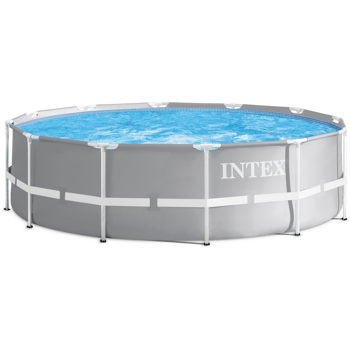 Басейн Intex 26716NP Prism Ultra Frame, Помпа + Стълба, 3.66 м x 99 см