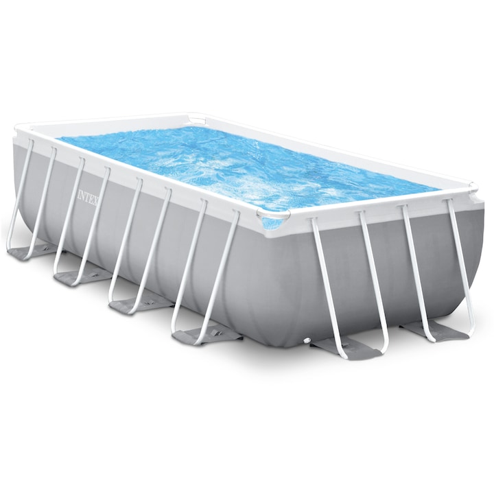 Басейн Intex Prism 26788NP, Правоъгълен, С помпа и стълба, 4 м x 2 м x 1 м
