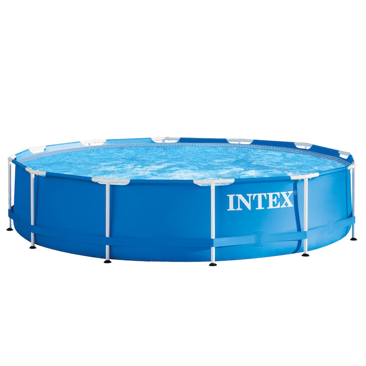 Intex 28212NP Metal Frame medence, 366x76 cm, papírszűrős vízforgatóval