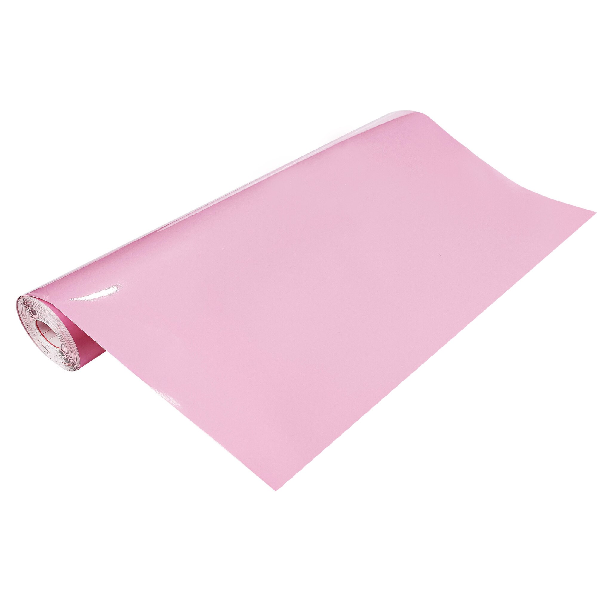 Folie decorativa auto-adeziva pentru mobilier D-c-Fix, Roz Deschis Lucios, 45 x 50 cm