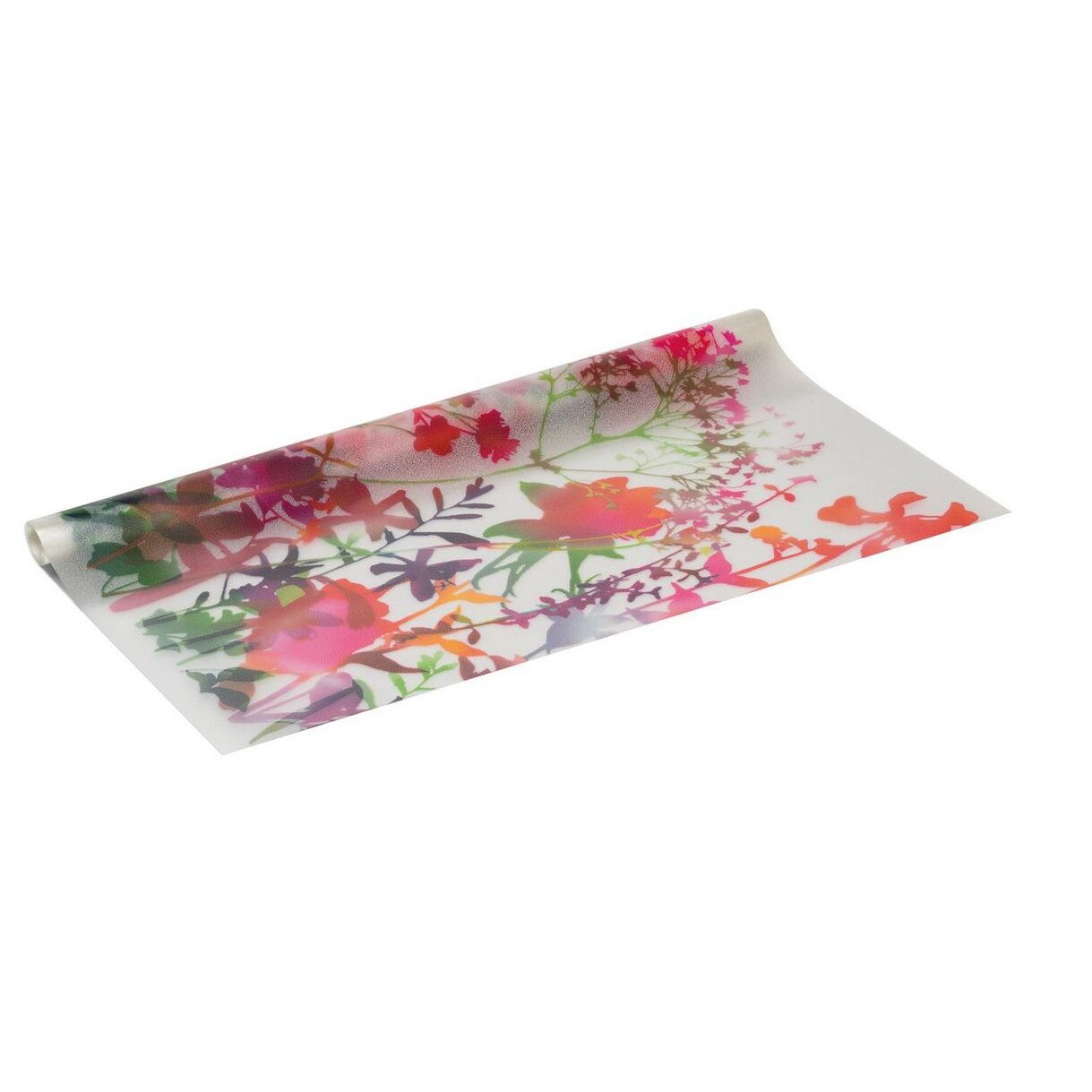 Autocoloant static pentru geam, D-c-Fix, G97, Model floral translucid, 45 cm x 150 cm