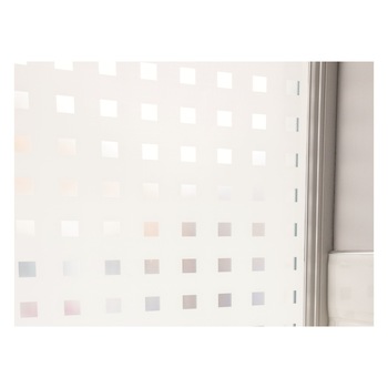 Folie decorativa pentru sticla G6 D-C-Fix, 90x150 cm, Model cu carouri, Transparent/Alb Folie decorativa pentru sticla G6 D-C-Fix, 90x150 cm, Model cu carouri, Transparent/Alb