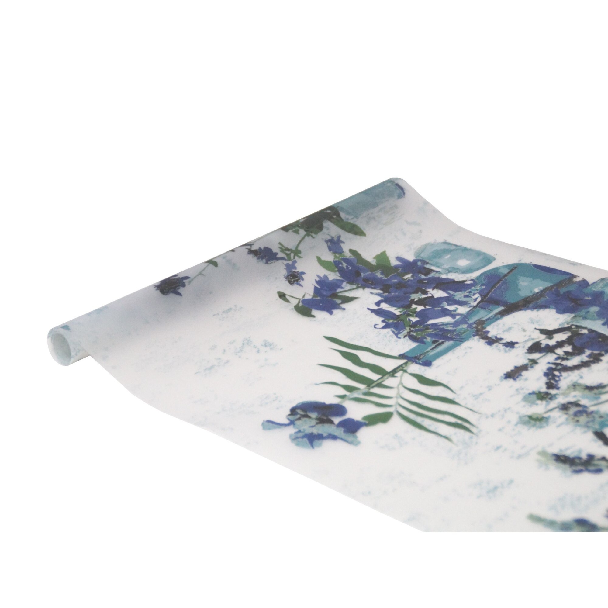 Autocoloant static pentru geam, D-c-Fix, G101, Model floral, Translucid, 45 cm x 150 cm