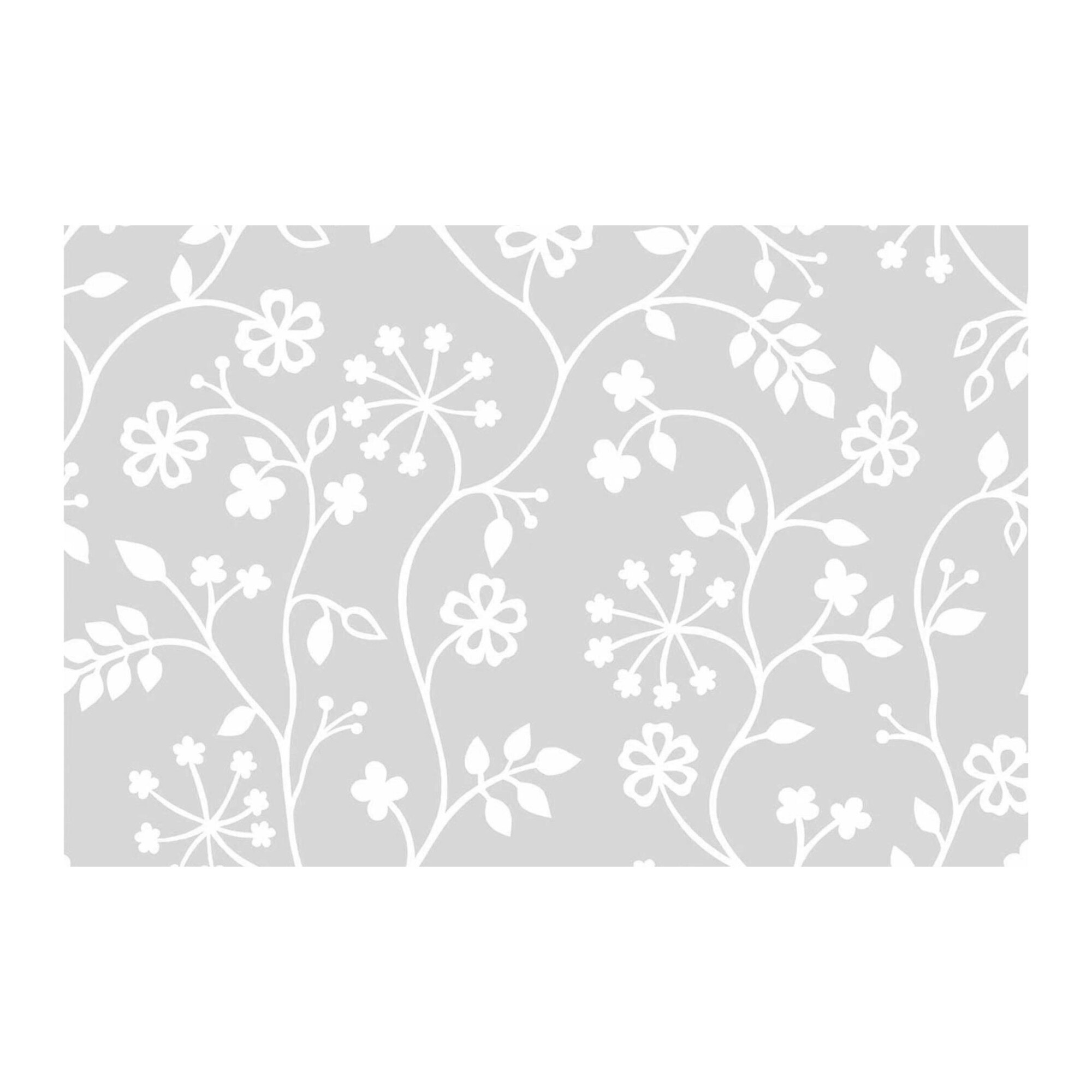 Autocoloant static pentru geam, D-c-Fix, G17, Model floral, Translucid, 45 cm x 150 cm