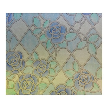 Folie decorativa autoadeziva pentru geam, Gekkofix R13, Multicolor, 45 cm x 50 cm Folie decorativa autoadeziva pentru geam, Gekkofix R13, Multicolor, 45 cm x 50 cm