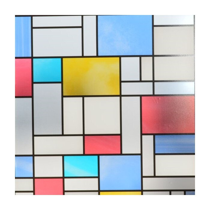 Folie adeziva pentru geam Gekkofix R3, 90 x 50cm, Model Agata