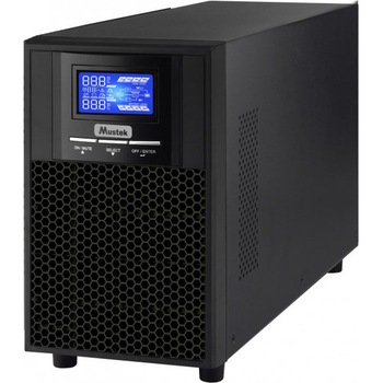 UPS MUSTEK Online cu Sinusoida Pura, tower, 3000VA/ 3000W, AVR, 8+1 x socket IEC, display LCD, USB, RS232, dubla conversie UPS MUSTEK Online cu Sinusoida Pura, tower, 3000VA/ 3000W, AVR, 8+1 x socket IEC, display LCD, USB, RS232, dubla conversie