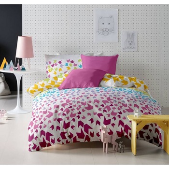 Lenjerie de pat Dormisete bumbac 100%, Loving Matisse Rose pentru pat 2 persoane, 4 piese, 180x215 / 50x70, cearceaf pat uni roz Rosebloom Lenjerie de pat Dormisete bumbac 100%, Loving Matisse Rose pentru pat 2 persoane, 4 piese, 180x215 / 50x70, cearceaf pat uni roz Rosebloom