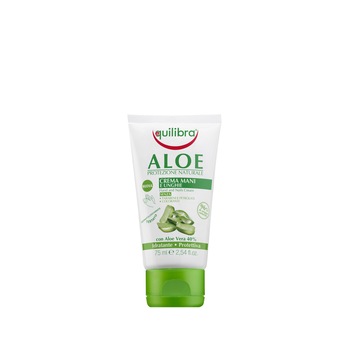 Crema pentru maini si unghii, Aloe Protezione Naturale , cu 40% Aloe si alte ingrediente naturale, 75 ml Crema pentru maini si unghii, Aloe Protezione Naturale , cu 40% Aloe si alte ingrediente naturale, 75 ml