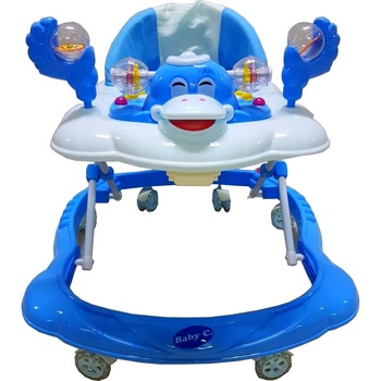 Premergator reglabil in 3 trepte NOVOKIDS™ Baby C, cu melodii, roti silentioase din silicon, Ratusca, Pliabil, Albastru Premergator reglabil in 3 trepte NOVOKIDS™ Baby C, cu melodii, roti silentioase din silicon, Ratusca, Pliabil, Albastru