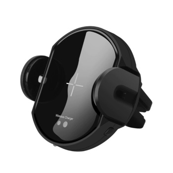 Suport Incarcator Telefon Auto Wireless DCAE Techstar® W5 Fast Charging Senzor Infrarosu Qi pentru Android si IoS Suport Incarcator Telefon Auto Wireless DCAE Techstar® W5 Fast Charging Senzor Infrarosu Qi pentru Android si IoS