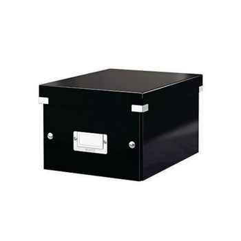 Cutie arhivare 216 x 160 x 282 mm, LEITZ Click & Store, carton laminat - negru Cutie arhivare 216 x 160 x 282 mm, LEITZ Click & Store, carton laminat - negru