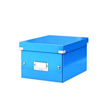 Cutie arhivare 216 x 160 x 282 mm, LEITZ Click & Store, carton laminat - albastru Cutie arhivare 216 x 160 x 282 mm, LEITZ Click & Store, carton laminat - albastru