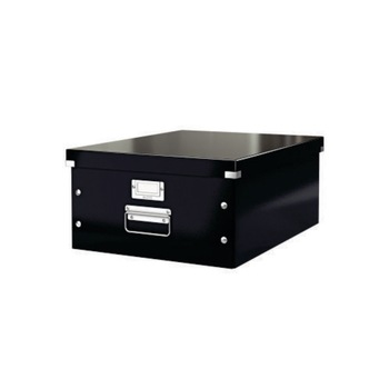 Cutie arhivare 369 x 200 x 484 mm, LEITZ Click & Store, carton laminat - negru Cutie arhivare 369 x 200 x 484 mm, LEITZ Click & Store, carton laminat - negru