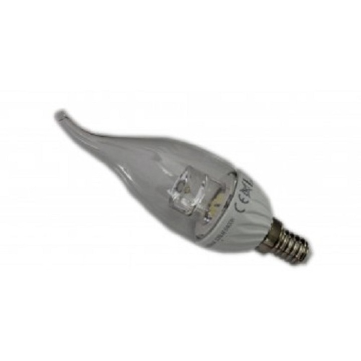 LED Крушка свещ извит връх LB Light E14, 4W, 2700-3000К