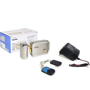 Kit automatizare porti fara fir SilverCloud - alimentator cu 2 telecomenzi AP101 si Yala electromagnetica YR300 Kit automatizare porti fara fir SilverCloud - alimentator cu 2 telecomenzi AP101 si Yala electromagnetica YR300