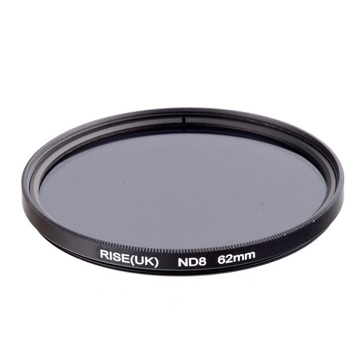 Филтър RiseUK, ND8, (ND 0.9) SuperSlim, 62 мм