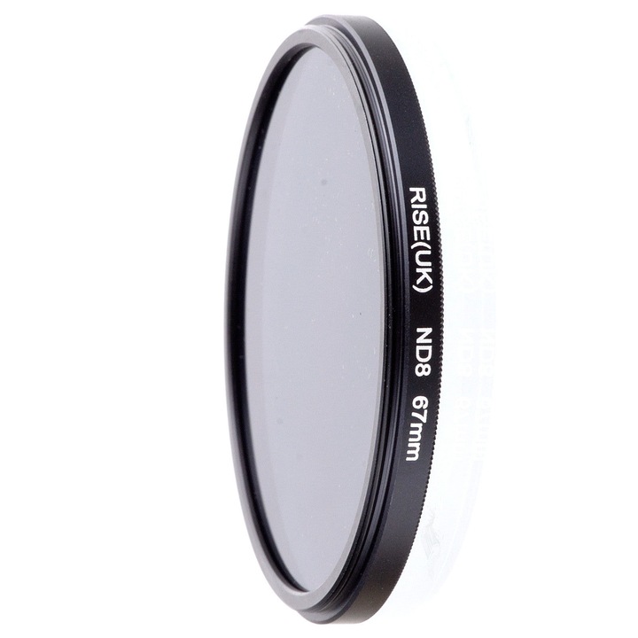 Филтър RiseUK, ND8, (ND 0.9) SuperSlim, 67 мм
