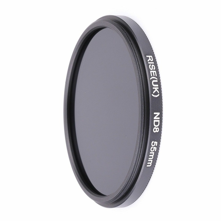 Филтър RiseUK, ND8, (ND 0.9) SuperSlim, 55 мм