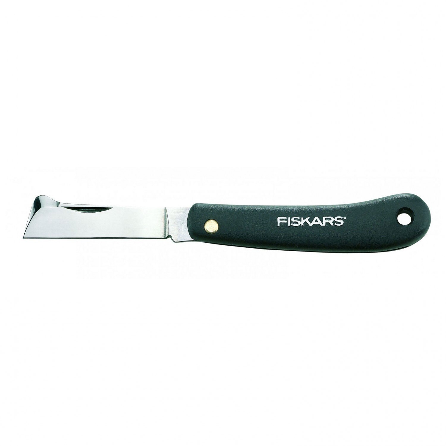 Briceag Fiskars pentru altoit , Usureaza munca, Maner din plastic reciclat, imbinat cu nit din alama