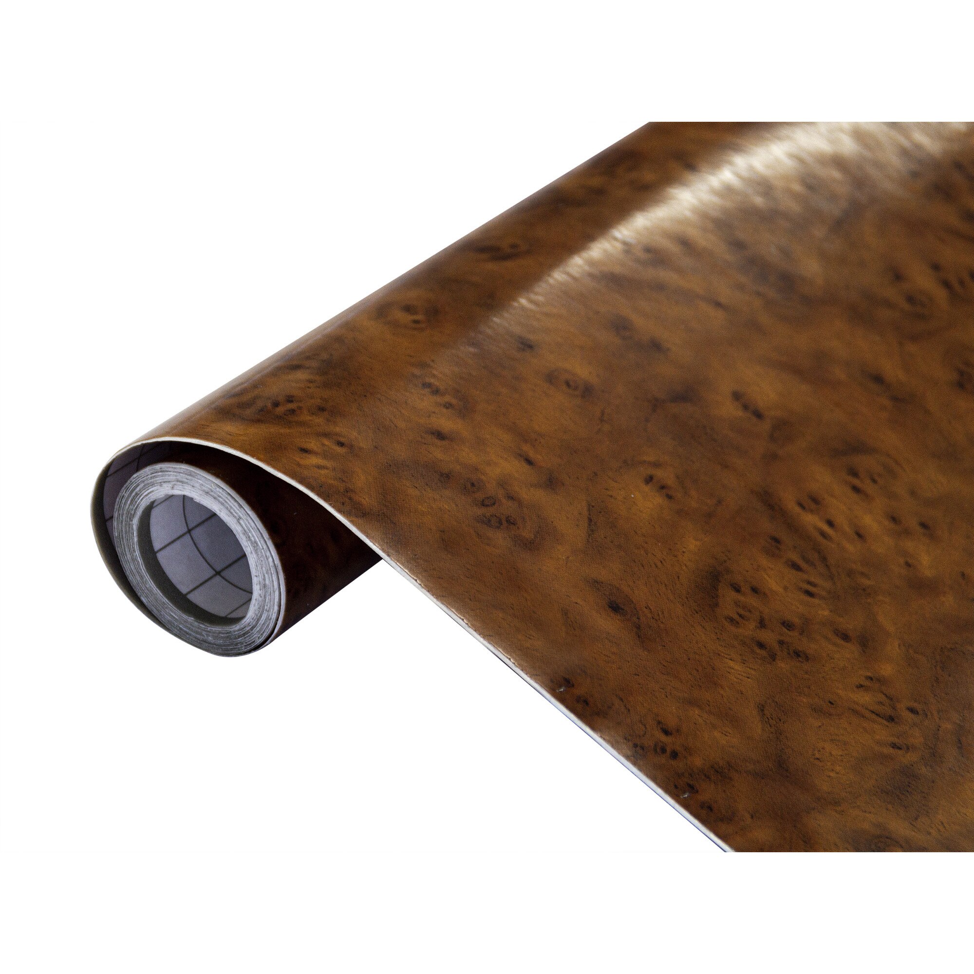 Folie decorativa autoadeziva pentru mobilier Gekkofix, Palisandru inchis, 45 x 50 cm
