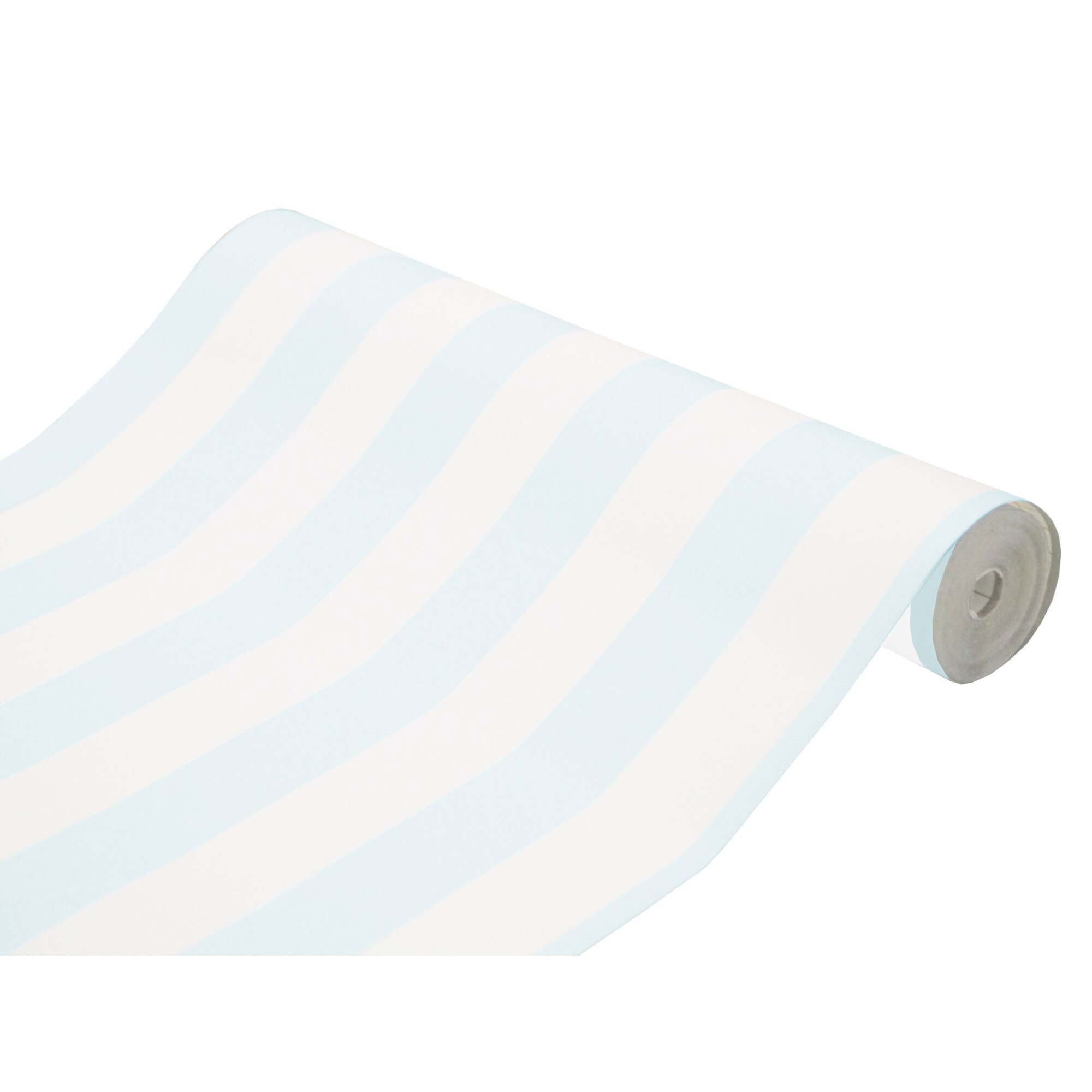 Folie decorativa autoadeziva pentru mobilier Gekkofix, Dungi albastre, 90 x 50 cm