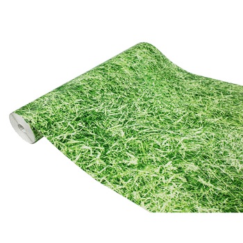 Folie decorativa autoadeziva pentru mobilier, Model Iarba, 90 cm x 50 cm. Folie decorativa autoadeziva pentru mobilier, Model Iarba, 90 cm x 50 cm.