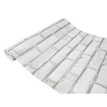 Folie decorativa autoadeziva pentru mobilier, Model Caramida calcar, 45 cm x 50 cm. Folie decorativa autoadeziva pentru mobilier, Model Caramida calcar, 45 cm x 50 cm.