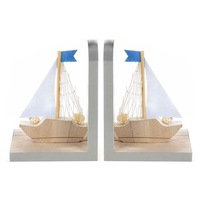 Set suporturi lemn carti Boat cm 11.5 x 8 x 15 H