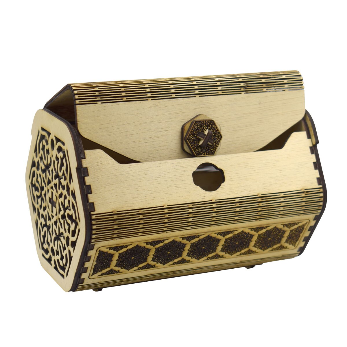 Cutie Tip Poseta din Lemn