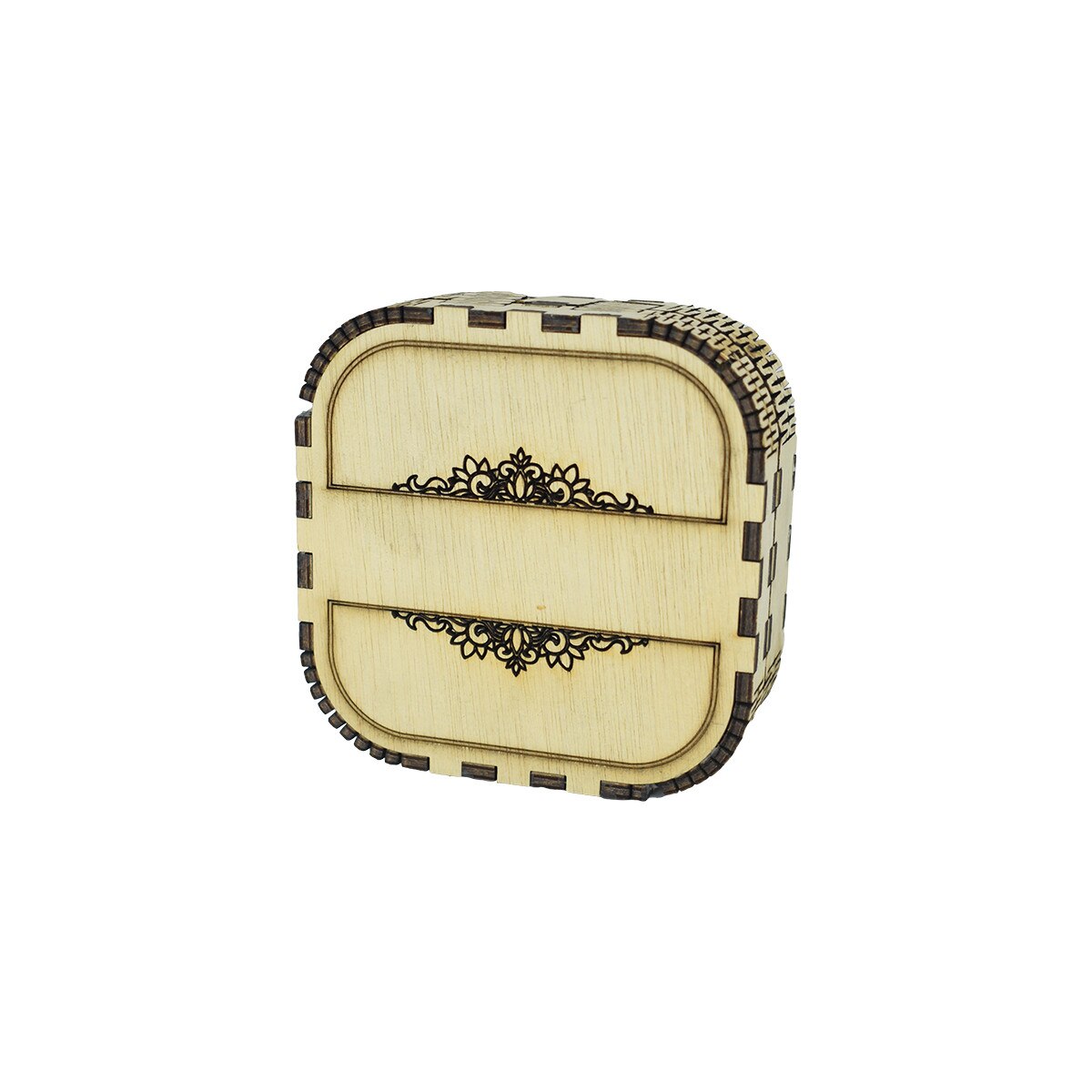 Cutie Patrata din Lemn