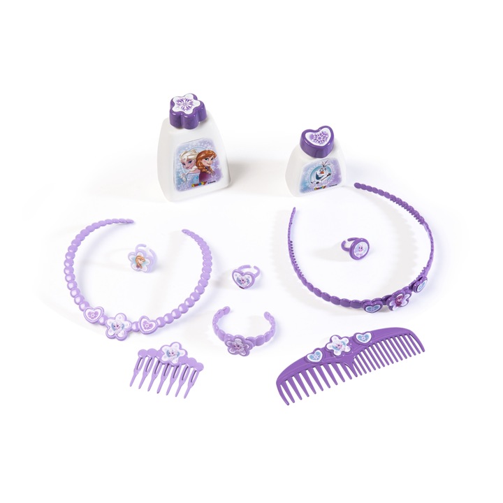 Masuta Smoby - Disney Frozen, cu oglinda si accesorii
